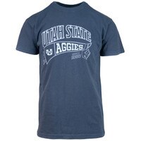 Utah State Aggies pennant light blue unisex t-shirt